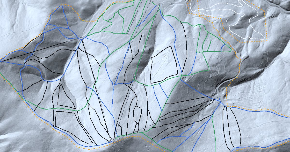 49 Degrees North Ski Area in 3D