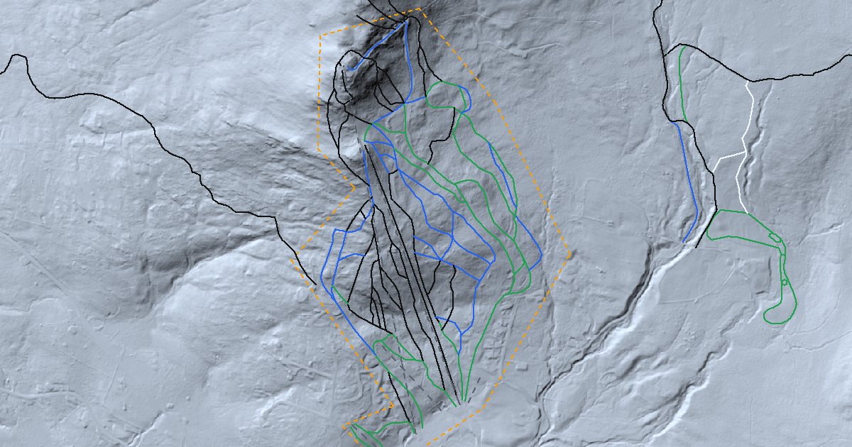 Black Mountain Ski Area in 3D