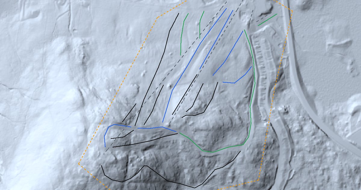 Bousquet Ski Area in 3D