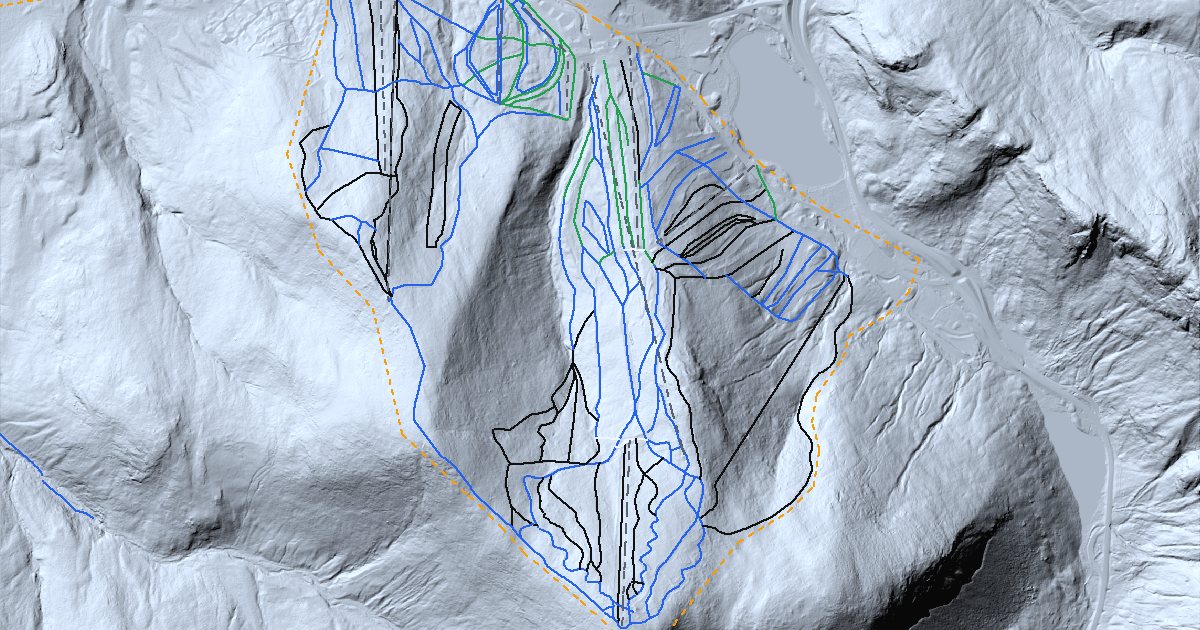 Cannon Mountain Ski Area in 3D