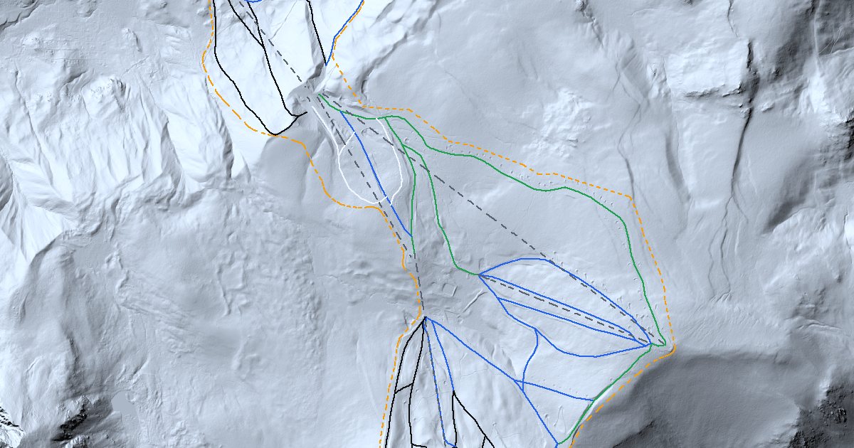 June Mountain Ski Area in 3D