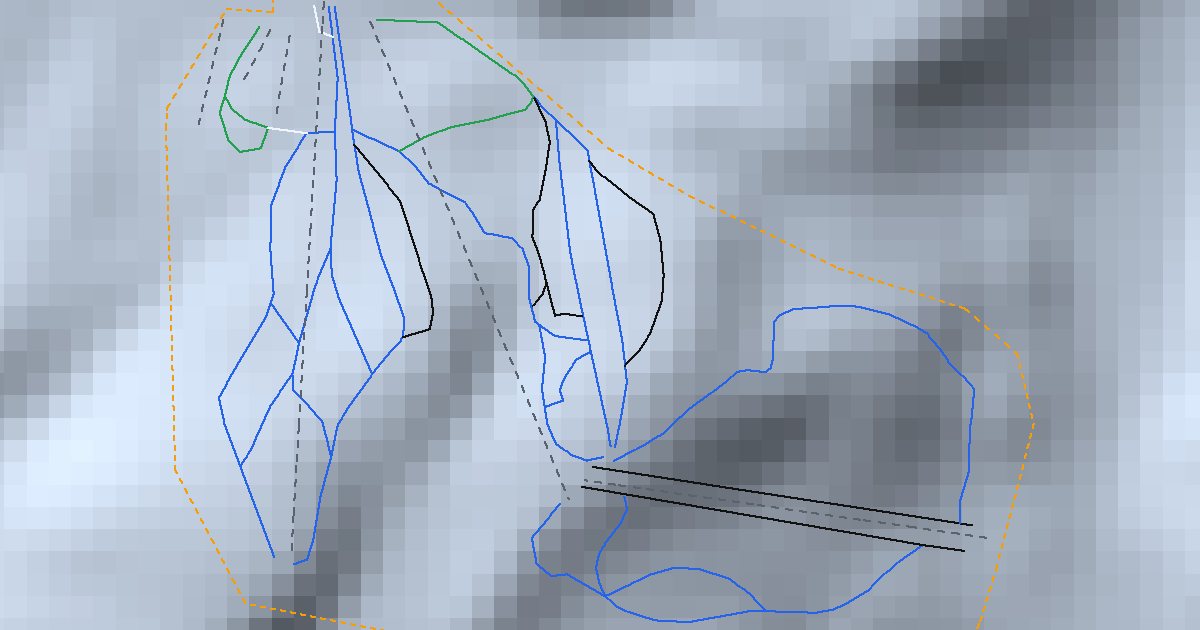 Mont Cascades Ski in 3D