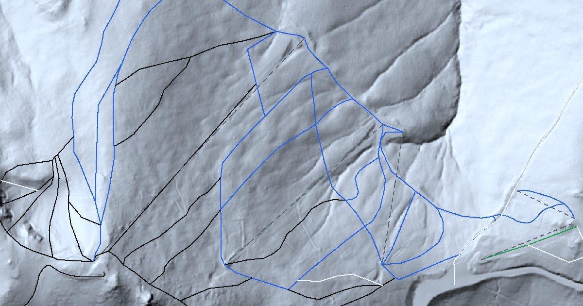 Mount Ashland Ski Area in 3D