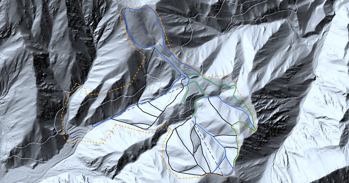 Mount Baldy Ski Lifts in 3D
