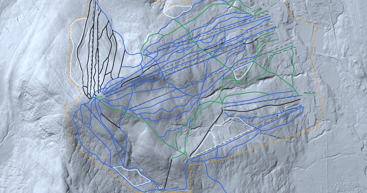 Mount Snow Ski Resort in 3D