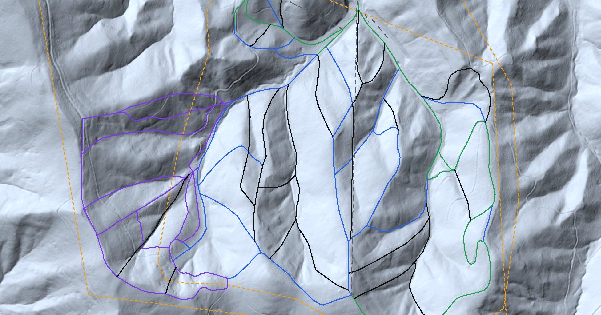 Ski Bluewood in 3D