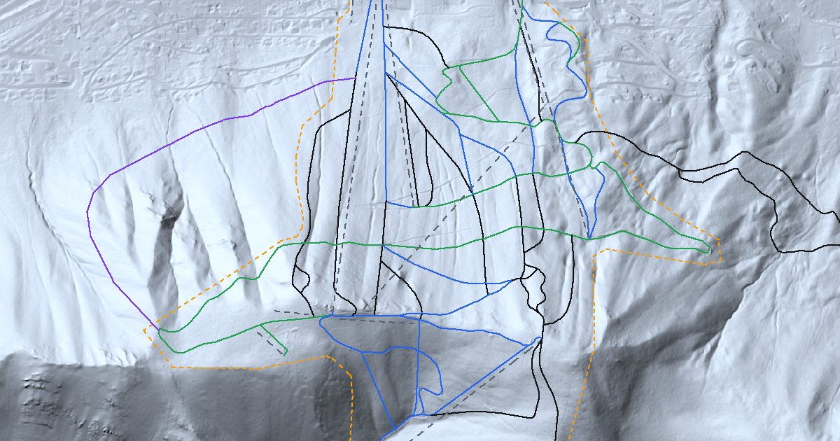 Snow King Mountain in 3D